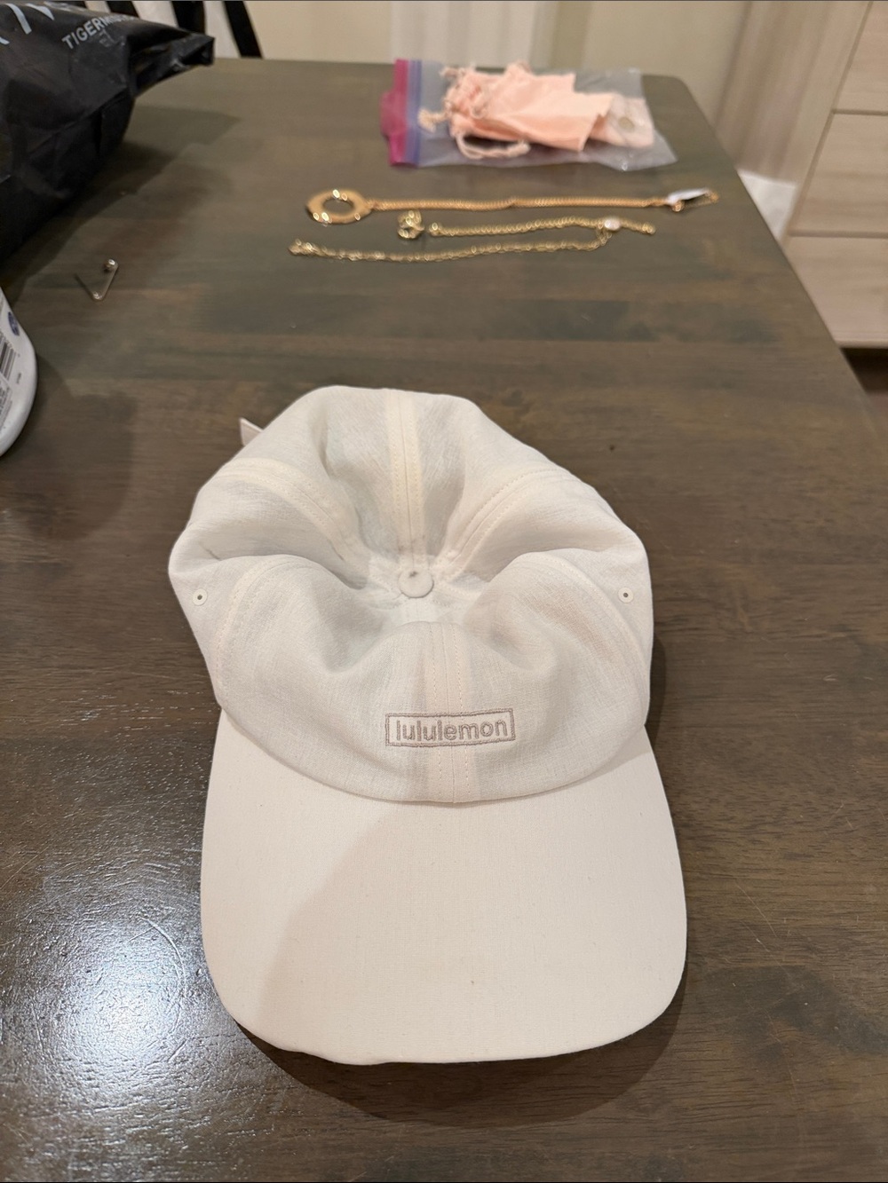 lululemon athletica Cream Off-White Baseball Cap
